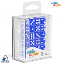 Oakie Doakie Dice W6 Würfel 12 mm Translucent - Blau 36 Stück